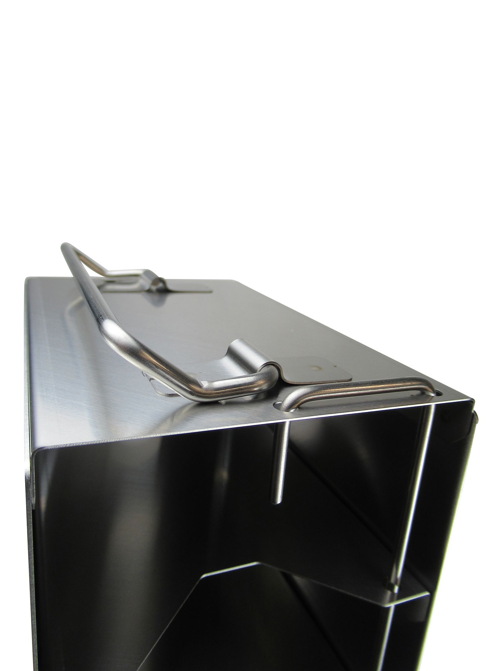 Klappgriff mit 45°‐Biegung zur vereinfachten Entnahme aus der Tiefkältetruhe Cryorack Cryoprobenlagerung