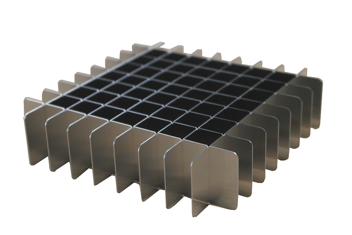 Edelstahl-Rastereinsatz